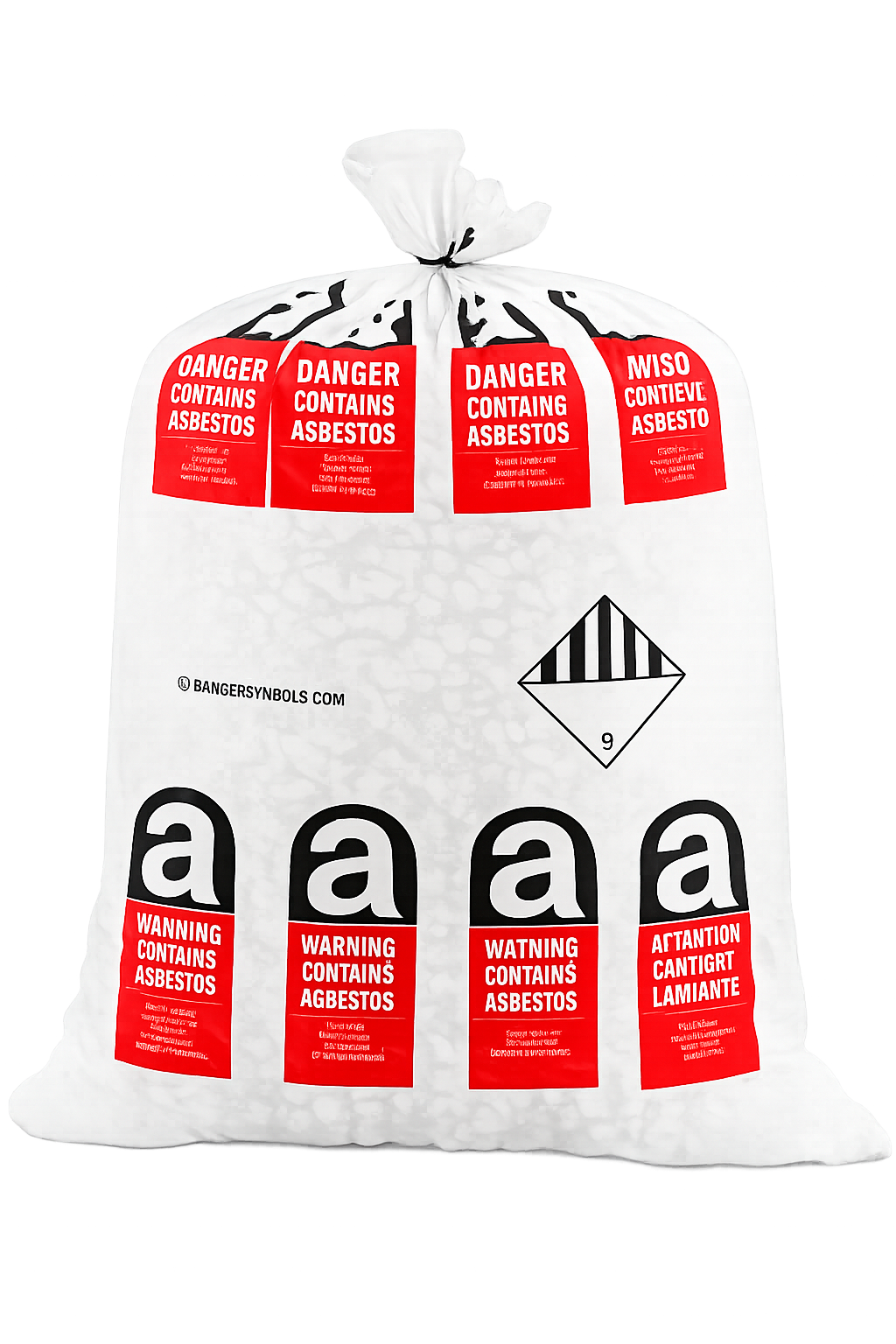 Saco Big Bag homologado para amianto y asbestos troceado