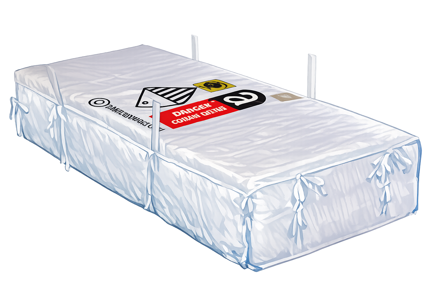 Big Bag para placas enteras de amianto y fibrocemento